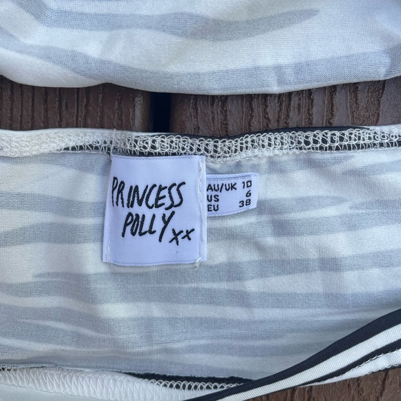 Princess Polly Zebra Halter Top - Picture 3 of 4